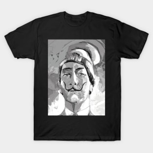 Black and white Salvador Dali T-Shirt